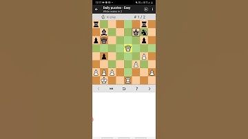 #15 Two easy mate in 2 #chess #puzzles from #chess tactics ♟🧩