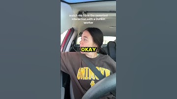 The Nicest Dunkin Donuts Worker EVER ☕️🍩