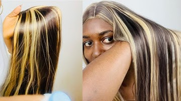 HOW TO REDUCE SHINE FROM SYNTHETIC WIG AND MAKES IT LOOK NATURAL // POWDER METHOD.