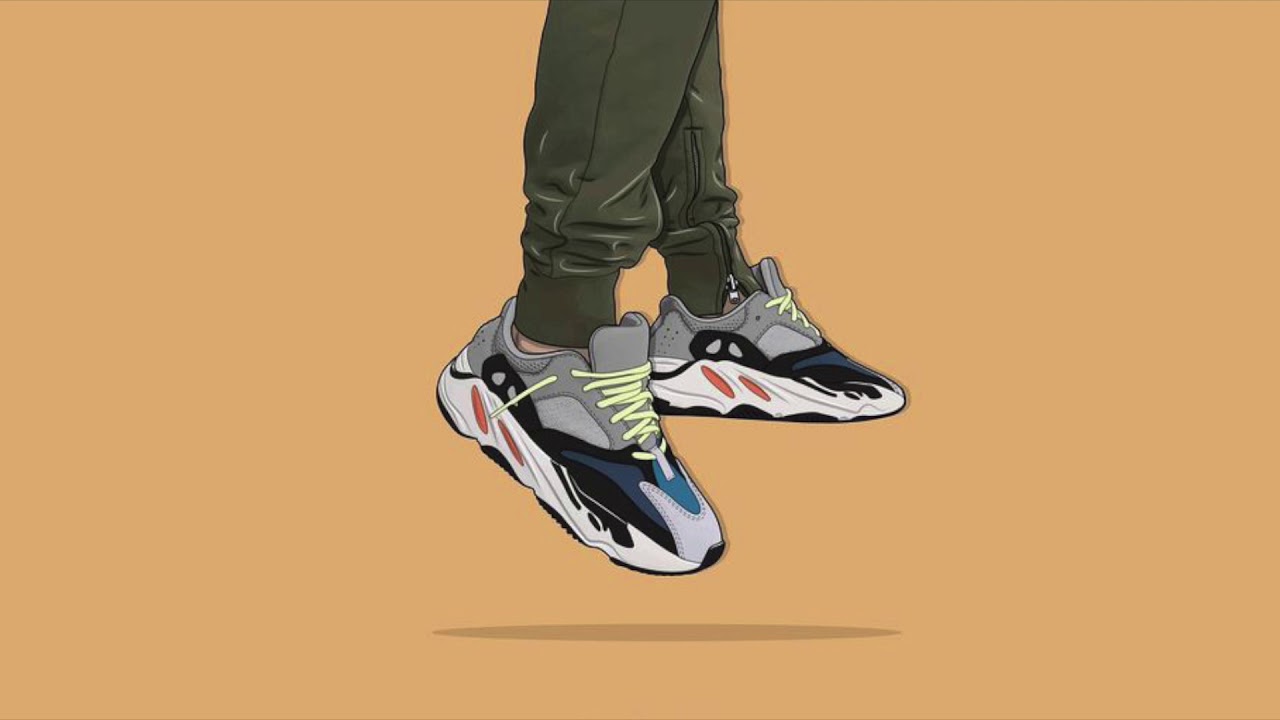 Кроссовки с рисунком аниме