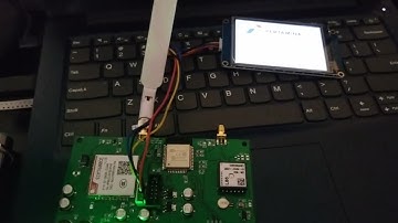 Membaca Sensor Ultrasonic URM14 - RS485 dengan Modul GSM SIM7600 custome