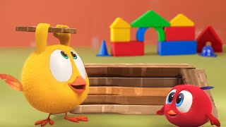 Chicky, o construtor | Onde está Chicky? | Pintinha amarelinho | Coleção desenhos animados Infantil