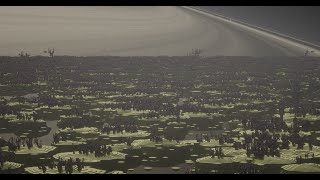 Minecraft with extreme render distance. Voxy + C2ME (openCL build) / (RTX 5070/RTX 5060Ti 16GB)