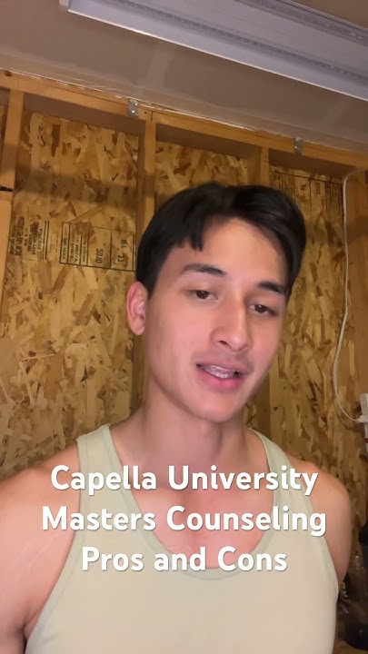 Capella University Masters In Mental Health Counseling Capella University Masters in Counseling Pros and Cons - YouTube