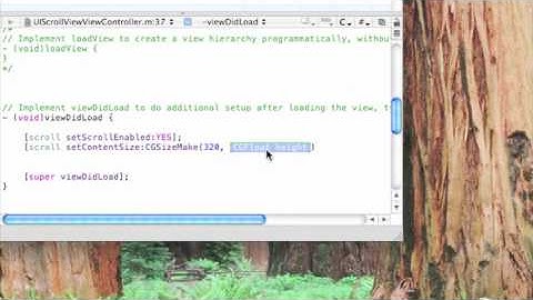 Xcode: How to make a Scroll View