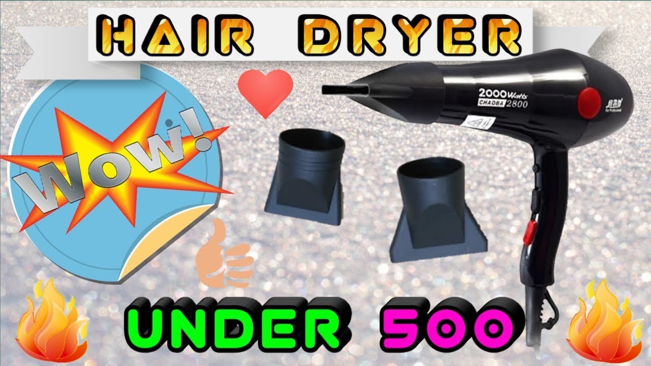 Unboxing and Review of Hair Dryer Hair Dryer Under 500/ YouTube