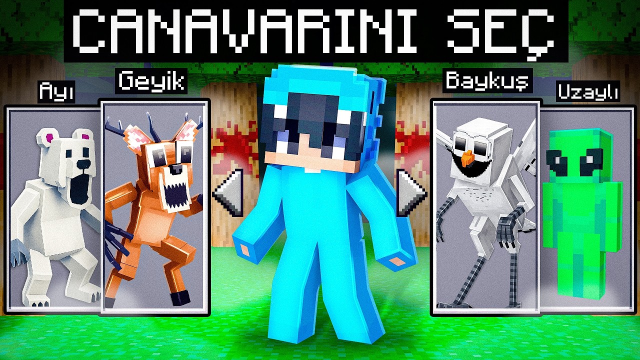 Minecraft Ama 99 NIGHTS MONSTER SEÇEBİLİRSİN!