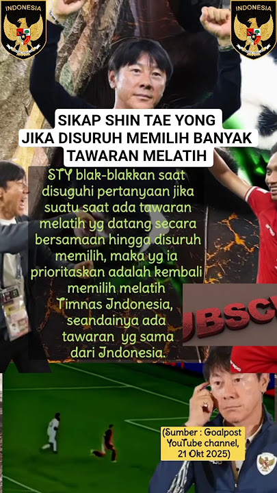 Tim yang dipilih Shin Tae Yong #shorts #sepakbola