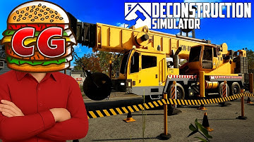 I Used a WRECKING BALL to Destroy a House in Deconstruction Simulator!
