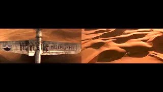 Flight of the Phoenix - Flight Members Escaping From Desert Smugglers Through Mongolian Gobi Desert