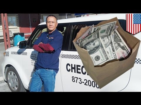 Honest cabbie returns 300k!