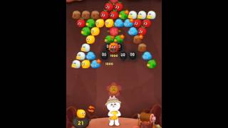 Line bubble game 2 level 381라인버블 레벨 381LINE バブル２st