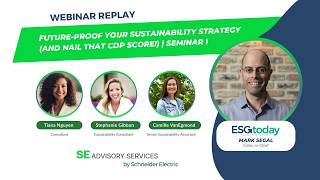Future-Proof Your Sustainability Strategy (And Nail That CDP Score!) | Seminar I