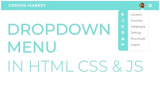 Dropdown Menu In HTML & CSS  || Dropdown Navigation Menu || Dropdown Navigation Bar || Profile Menu