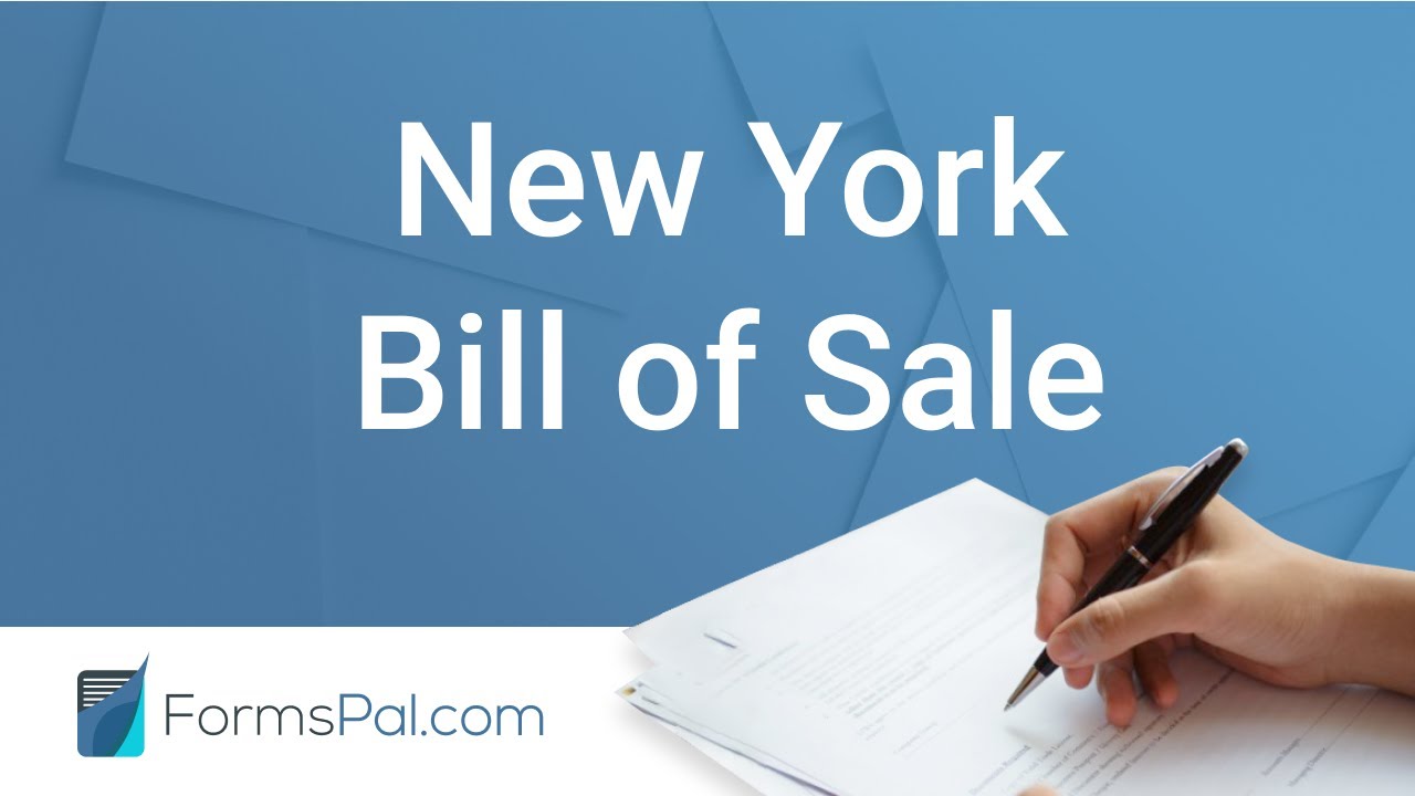Does A Bill Of Sale Need To Be Notarized In New York The 15 New Answer 