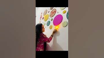 Diwali decoration craft diy ideas 💡 ||best out of waste #trending #shorts #diwali #diy #viralvideo