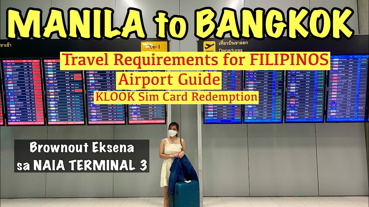 travel requirements manila to bangkok