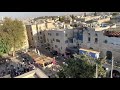 Overview of the old Jerusalem city from the roof