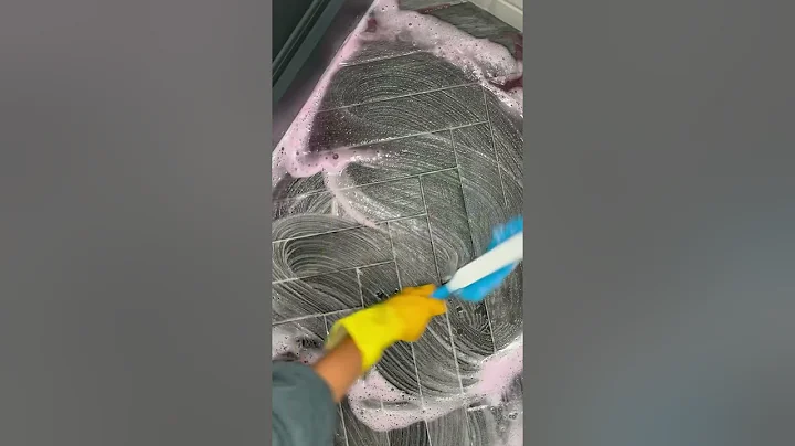 Asmr floor scrub #cleantok #cleanandtidy #floorscrub #asmrcleaning #asmr