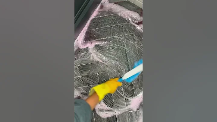 Asmr floor scrub #cleantok #cleanandtidy #floorscrub #asmrcleaning #asmr