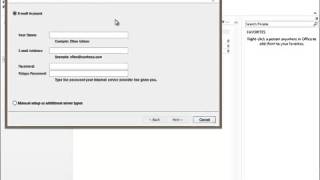 Microsoft Outlook 2013 Tutorial   Creating an Account
