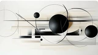  3 Hours |🖤 Minimalist Abstract Wall Art | Black & White Aesthetic 4K