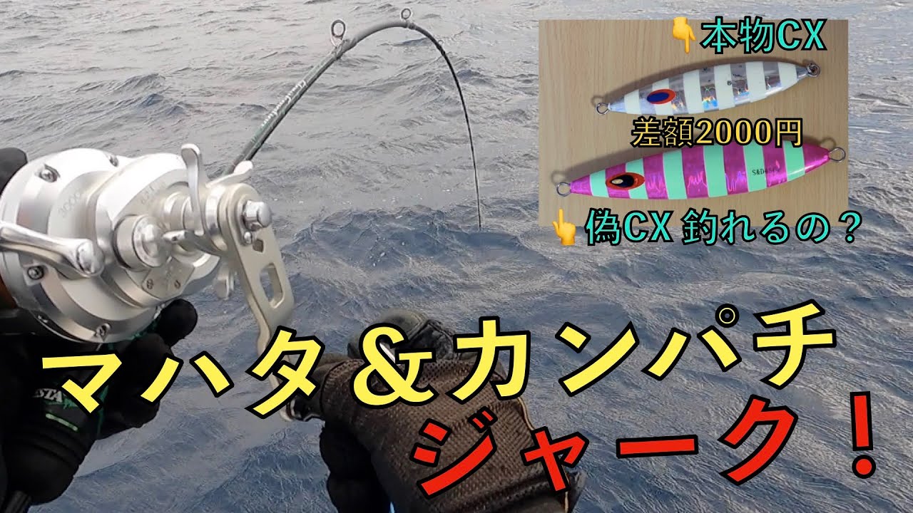 マハタ・カンパチジギング！ハイピッチとスローの使い分け【種子島 智美丸】Slow pitch Deep Jigging