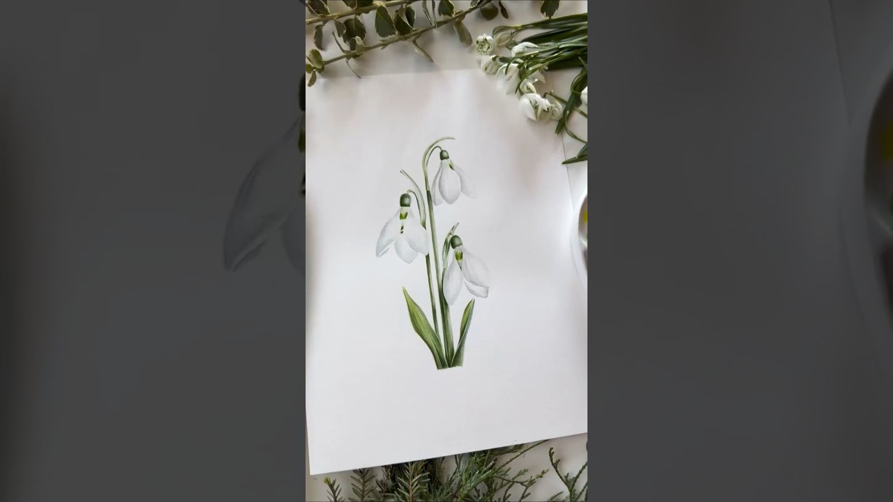 Snowdrop Painting 