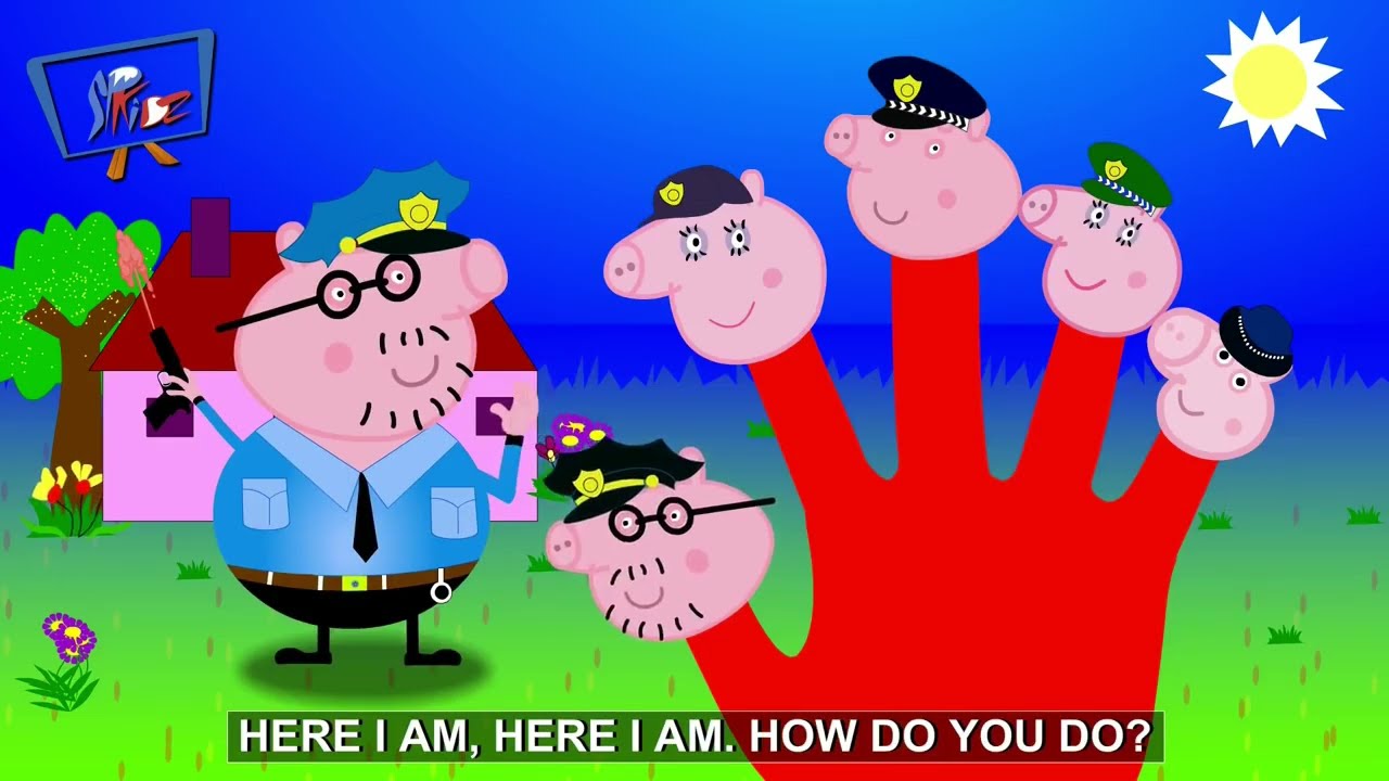 BFdI Singing Finger Family Songs Peppa Pig Police Officer Five Leafy Jumping And More Songs For BFdI