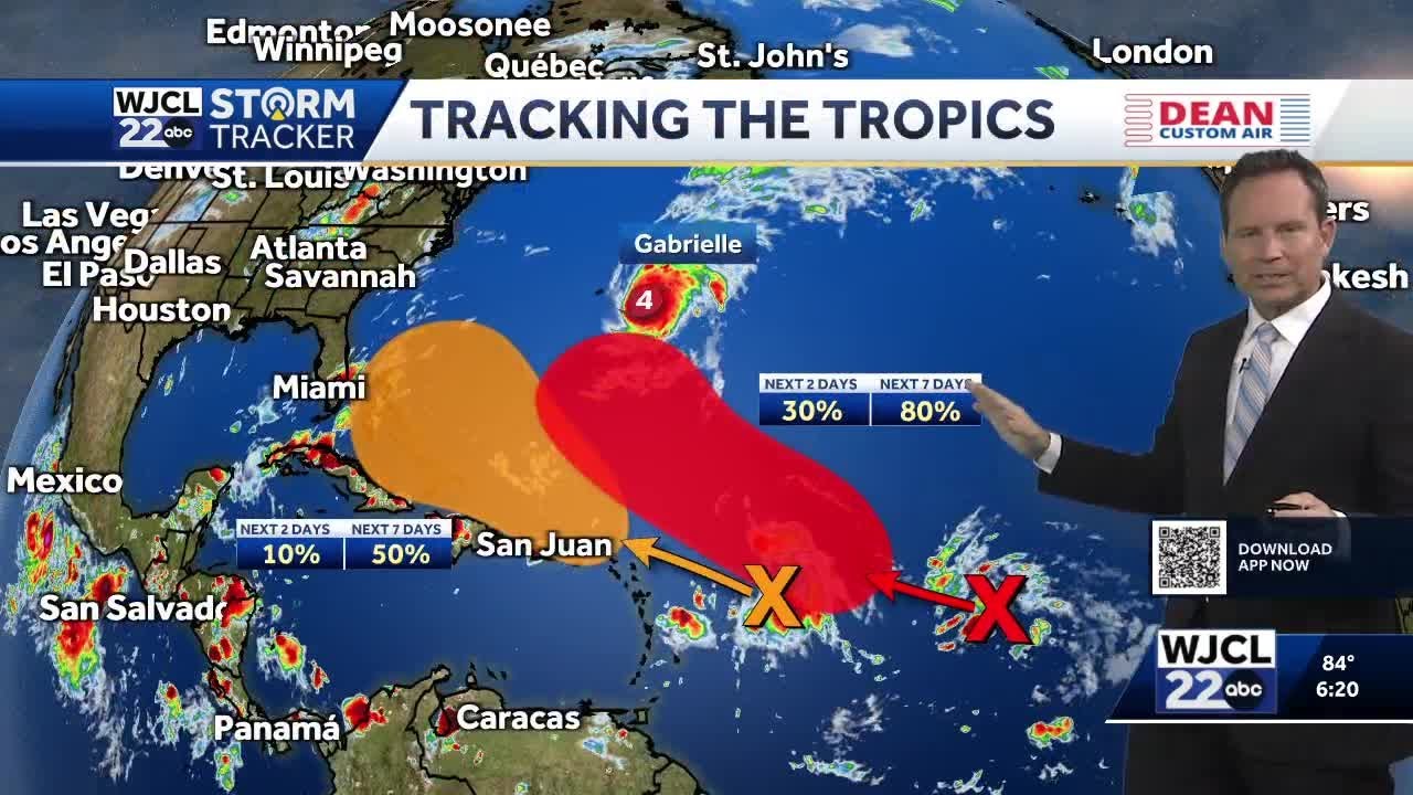 Tropics are active and temperatures heating up to start fall in the ...