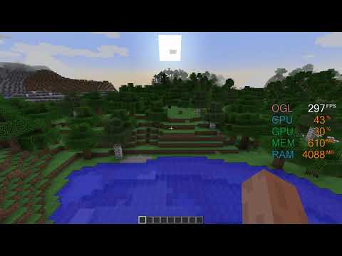 GeForce GTX 1060 6GB -- Intel Pentium Gold G5400 -- Minecraft FPS Test