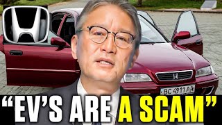 SHOCK NEWS! All EV Car Makers are Shocked by Honda CEO!
