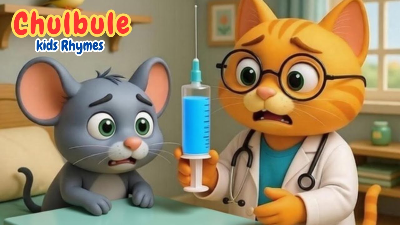 Aaj Mangalwar Hai Chuhe Ko Bukhar | आज मंगलवार है चूहे को बुखार | Kids Rhyme | Chulbule Kids Rhymes