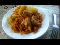 домашние вкусняшки .картошка в казане.