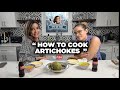 How to cook artichokes in the oven | Artichokes with cheese dip [ Spice Gal Show EP4  ]