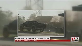 Fire reported at Oconee Co. law enforcement center