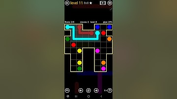 How To Solve Flow Free Inkblot Pack Level 11 8x8 Board Walk Through Solution Walkthrough