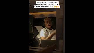 Peller refused to give Jarvis cheeseballs on their flight to Canada… she almost cried 😂🤯🔥#peller