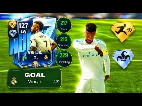 Vini Jr. 122 REVIEW🔥 - INSANE Speed & Agility in EA FC Mobile!⚡️