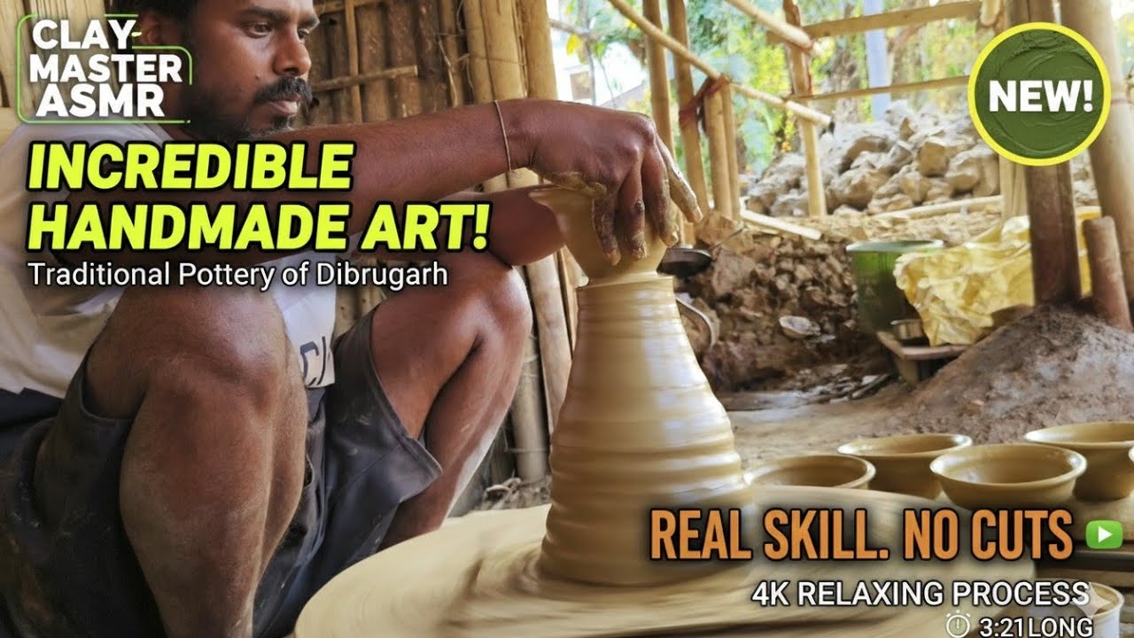 Relaxing Pottery Making in Dibrugarh Assam | Local Potter’s Daily Life