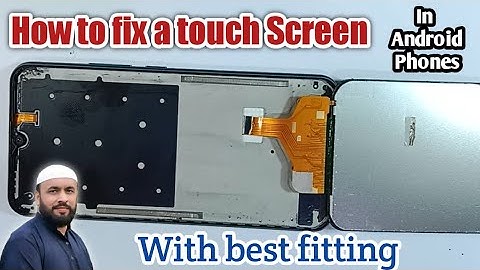 How to glue touch screen in android phones | Touch screen fix best fitting || Saad Mobiles Chiniot