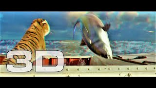 3D Clip: Flying Fish Scene (Life Of Pi IMAX) - 5.1 Audio