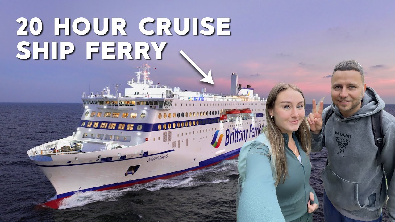 We took a 20 HOUR FERRY from Spain to England!! Brittany Ferries
