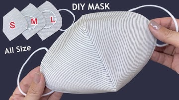 Diy Breathable Face Mask All Size S M L Create Easy To Make Sewing Tutorial At Home | Simple Mask |