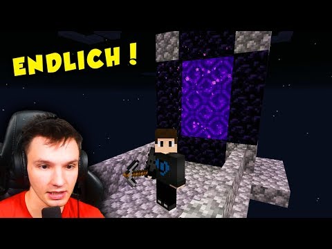 Meine EINSAME INSEL hat ENDLICH ein NETHERPORTAL !! | Minecraft Skyblock #4