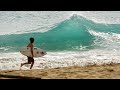 Mason ho surfing a mini size wedge wave