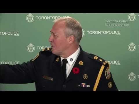TorontoPolice Chief Blair News Conference 2013 10 31 Re Project Brazen 2