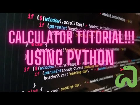 Making of Simple Calculator using Python language