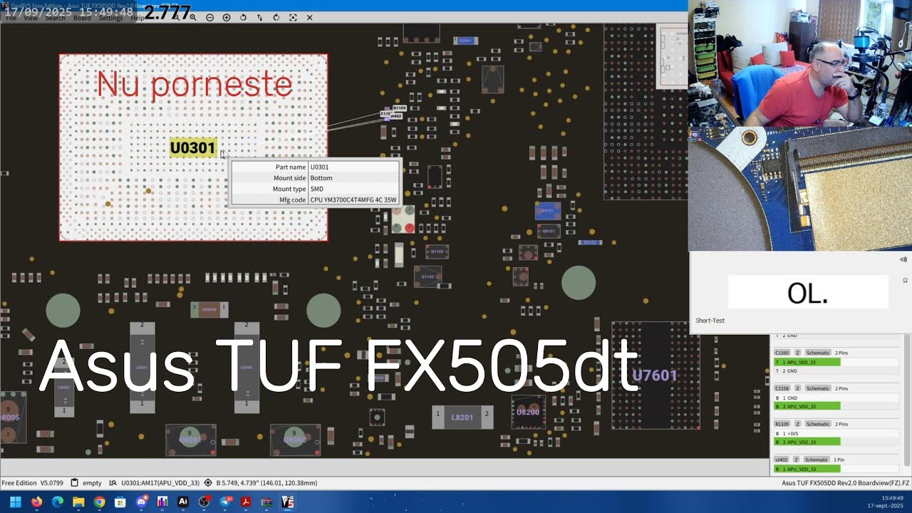 Un alt laptop Asus TUF FX505 de la un urmaritor care a vazut clipul anterior - are noroc sau nu ?