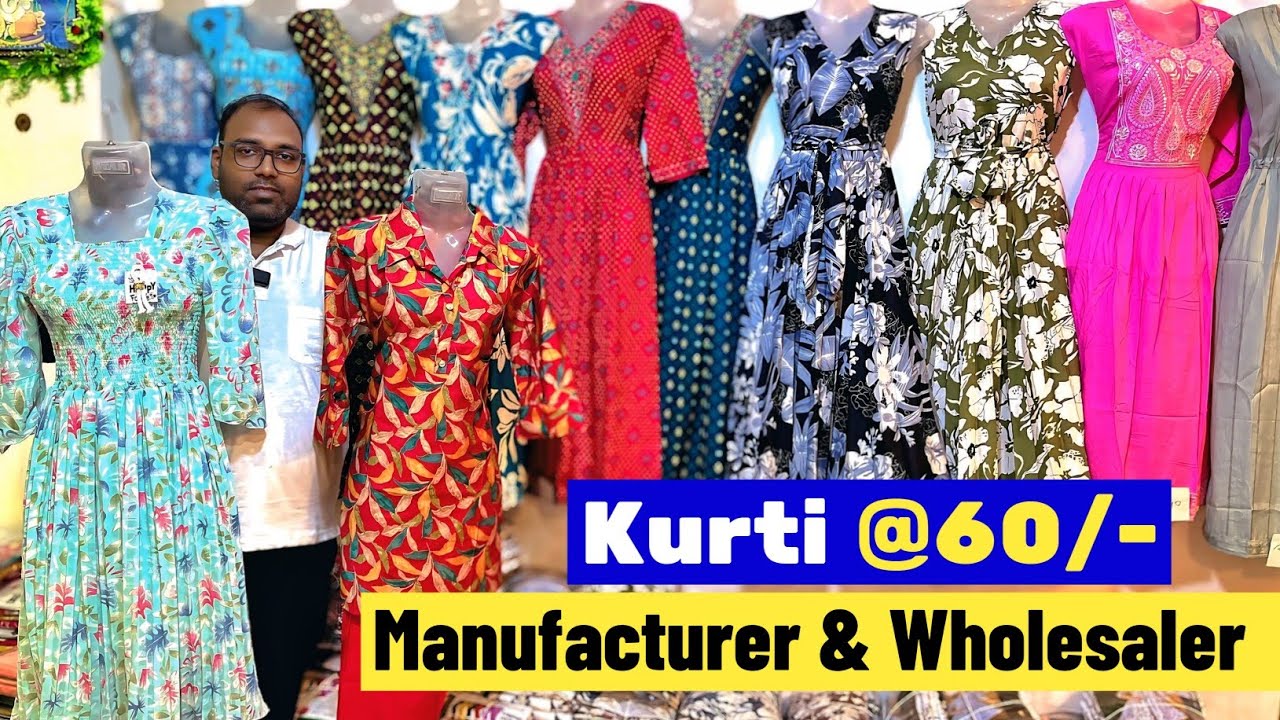 Cheapest Kurti Wholesaler in Kolkata 🔥🔥 Pure Cotton Kurti & Ladies Garments Manufacturer in Howrah 